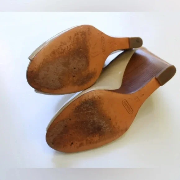 Coach Lessa peep toe wedges - Picture 5 of 13